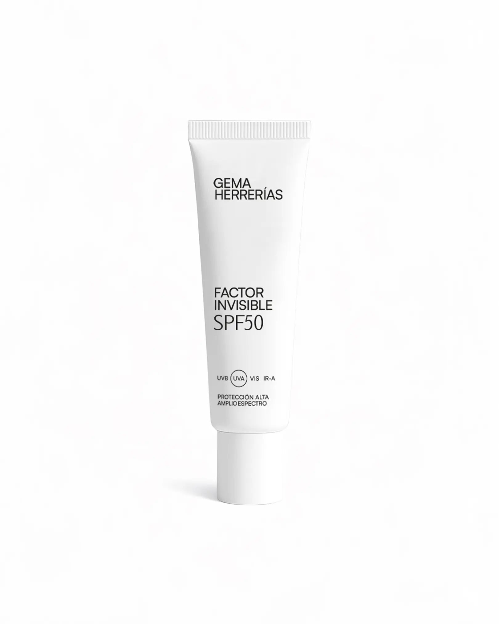 FACTOR INVISIBLE SPF50 Amplio espectro [UVB UVA VIS IR-A]