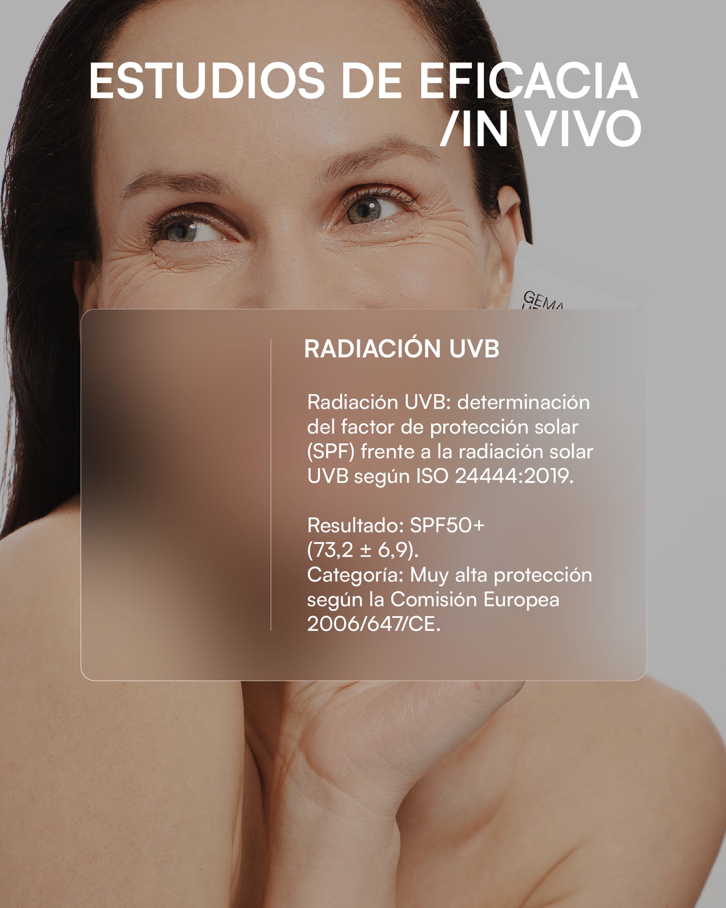 FACTOR FOTOBIOMA SPF50+ Amplio espectro [UVB UVA HEV IR-A]