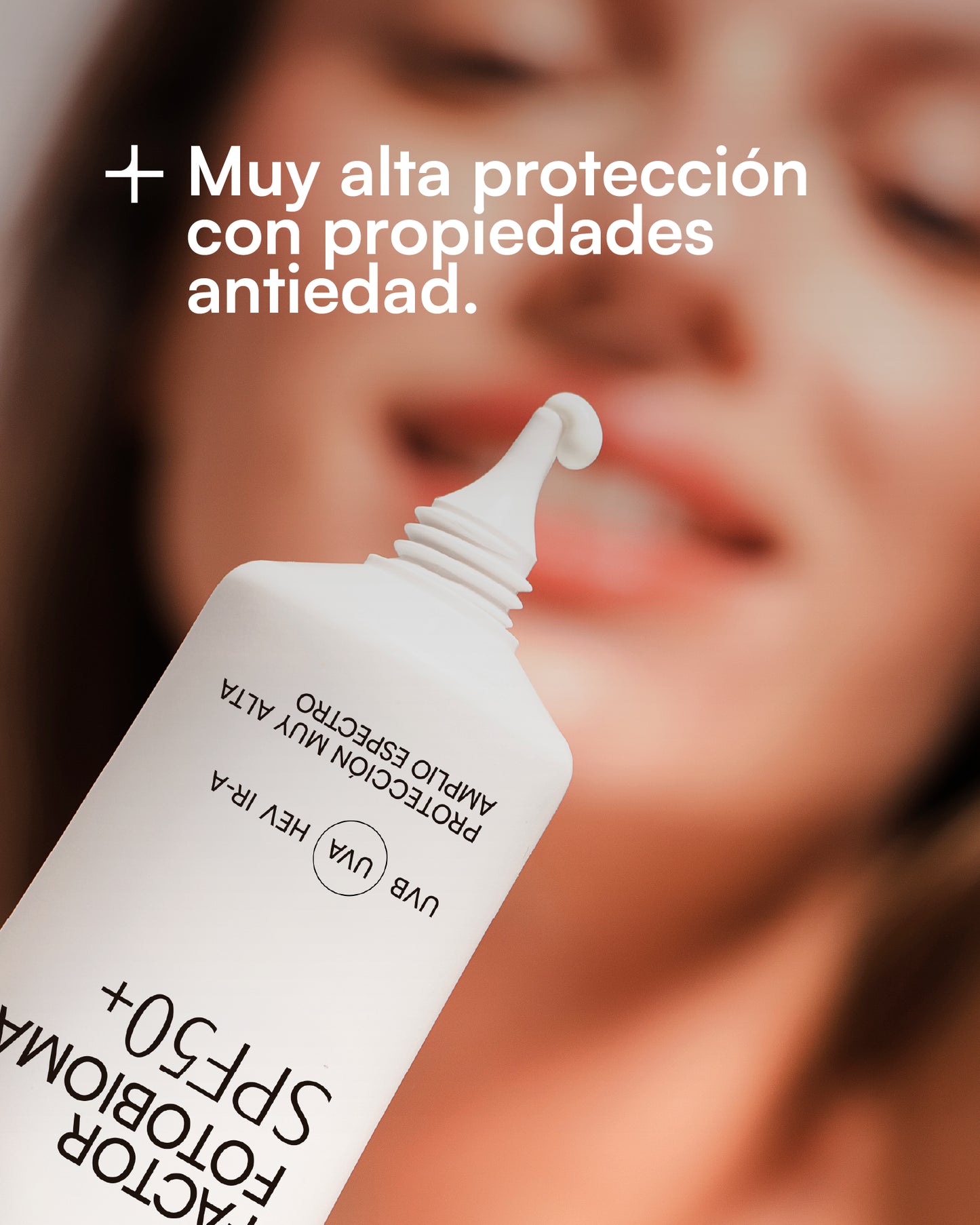 FACTOR FOTOBIOMA SPF50+ Amplio espectro [UVB UVA HEV IR-A]