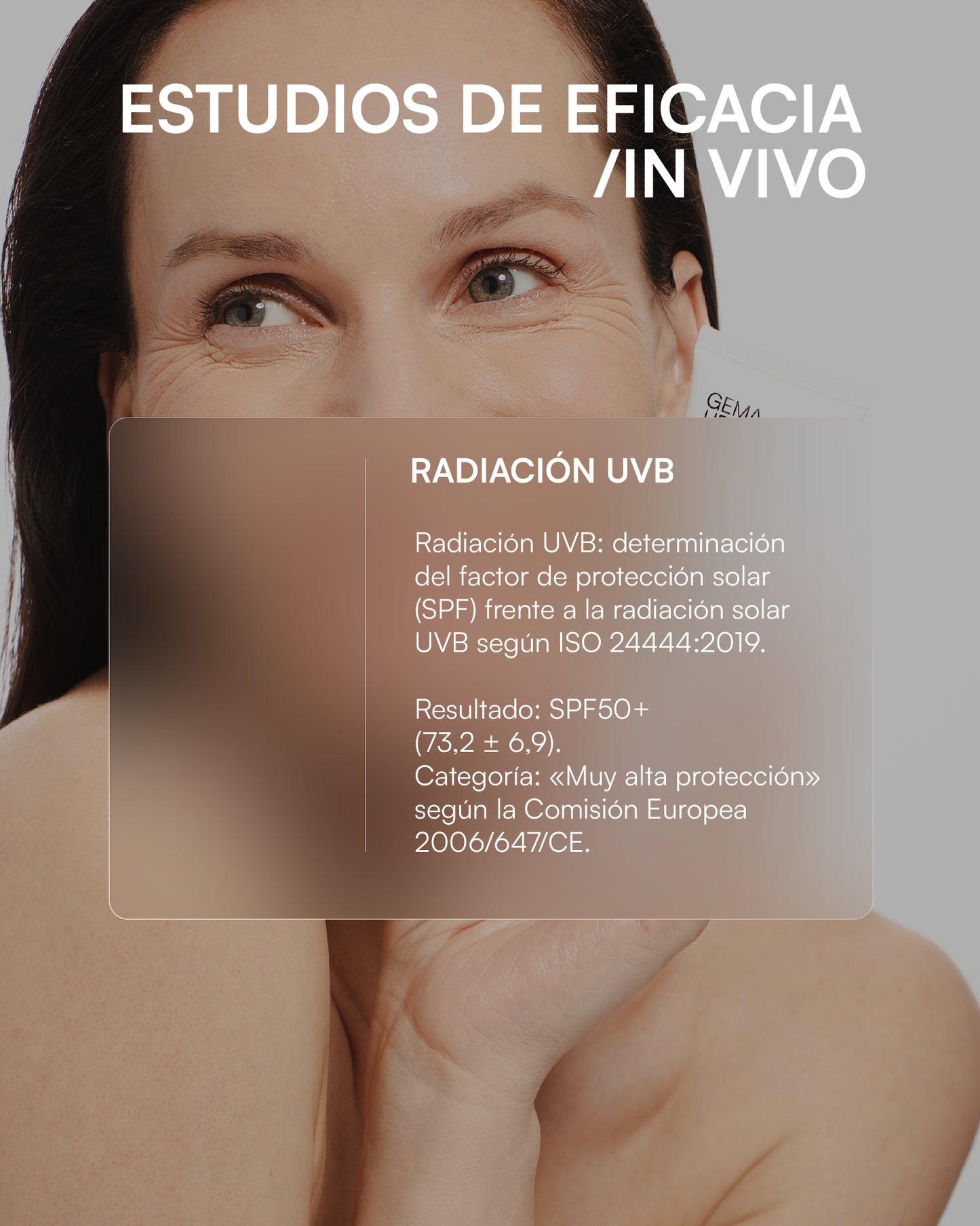 FACTOR FOTOBIOMA SPF50+ Amplio espectro [UVB UVA VIS IR-A]
