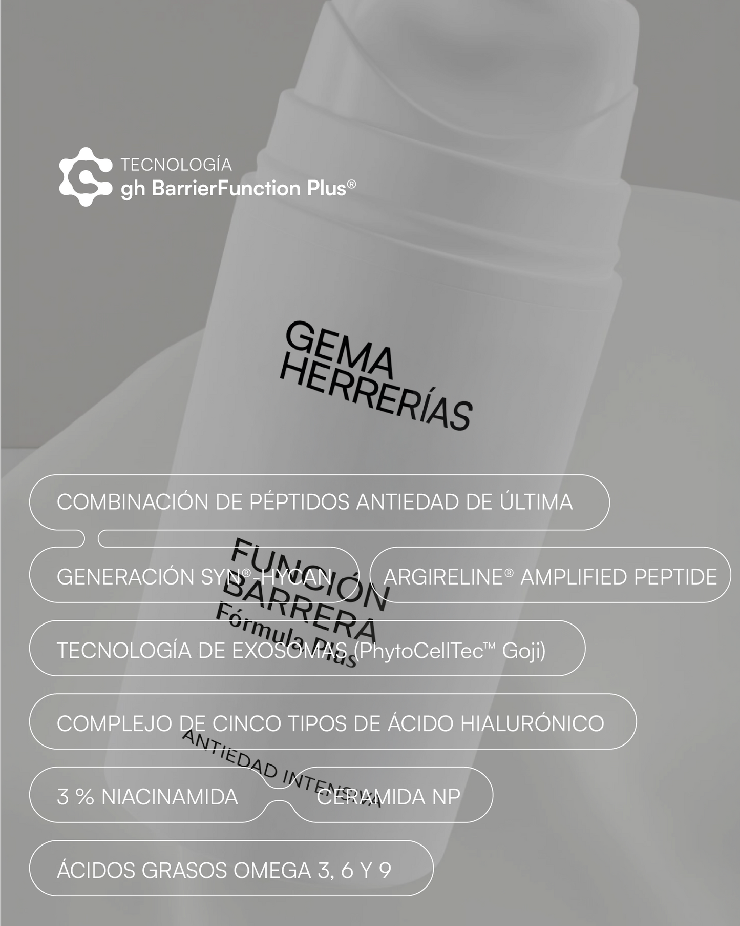 FUNCIÓN BARRERA Fórmula plus antiedad intensiva