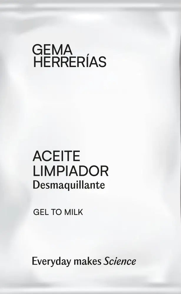SACHET ACEITE LIMPIADOR Desmaquillante gel to milk