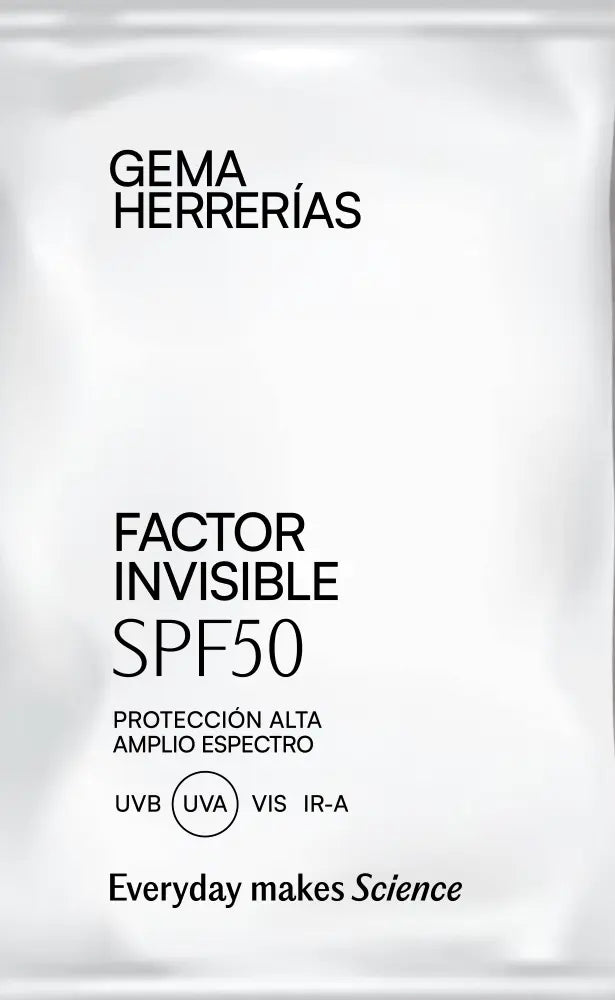 SACHET FACTOR INVISIBLE SPF50 Amplio espectro