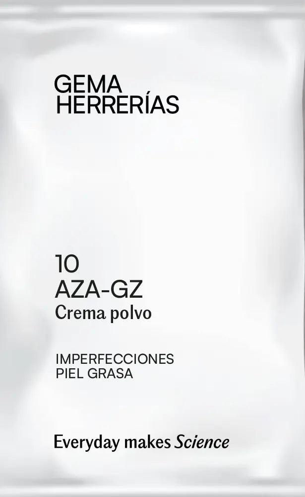 SACHET 10 AZA-GZ Crema polvo imperfecciones